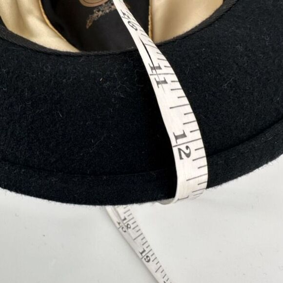 Epoch Hats Company Men's 100% Wool Felt With Feather‎ Fedora Hat Black Size S/M - Picture 10 of 11